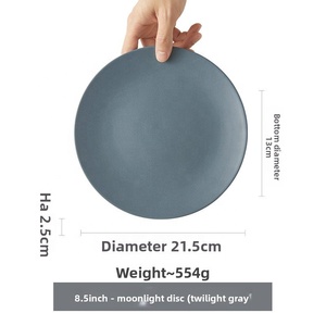 Vaisselle en <span class=keywords><strong>porcelaine</strong></span> jetable haut de gamme Logo de couleur personnalisé <span class=keywords><strong>Assiettes</strong></span> <span class=keywords><strong>plates</strong></span> modernes pour restaurants occidentaux Steak servant la restauration - Product Image 6