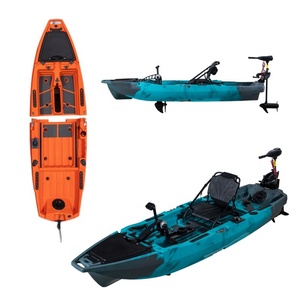 Kayak modulaire détachable 2025, nouveau design, kayak de pêche en HDPE, avec moteur à l'avant ou à la mi-arrière, kayak détachable - Product Image 6
