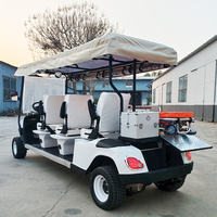 Voiturette de golf tout-terrain puissante avec différentiel, idéale pour les centres de villégiature et les hôtels