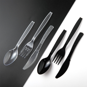 Dùng Một Lần Dao Kéo Đặt Nhựa Cắm Trại Đồ Dùng Sinh Thái Thân Thiện Với Flatware Kit Xách Tay Bộ Đồ Ăn - Product Image 2