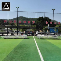 Tribunes mobiles d'extérieur intelligentes pour stades sportifs, tribunes en aluminium démontables et transportables, sièges de tribunes, bancs de tribunes, gradins en aluminium
