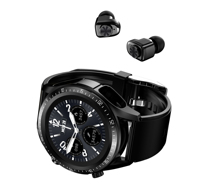 Nuevo Reloj Inteligente con Pantalla de 1.28 Pulgadas, Auriculares Inalámbricos Estéreo HIFI 2 en 1, Reloj Inteligente con Llamadas Telefónicas BT y Auriculares