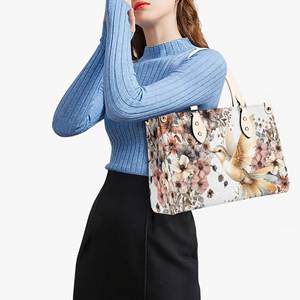Colibrí jardín PU bolso para mujer POD Drop Ship personalidad mujer cuero Satchel - Product Image 3