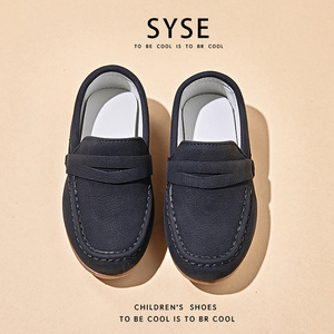 Осенние повседневные замшевые туфли для мальчиков, детские туфли-лоферы на плоской подошве - Product Image 4