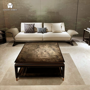 Set di Divani di Alta Gamma Italiani con Telaio in Legno Massello Curvato Integrato e Tavolino Impiallacciato per Progetti di Hotel e Salotti - Product Image 5