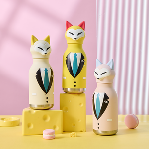 Bespoke 3D Animal Lid Kids Vacuum Flask <b>Water</b> <b>Bottle</b> <b>Bulk</b> Supplier Kids Thermal Flask Vacuum Insulated <b>Bottle</b> - Product Image 2