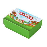 Elegante Caja de Regalo de Dos Piezas con Logotipo Personalizado, Tapa y Base de Papel, para la Copa Mundial de Fútbol 2026, Recuerdo para Aficionados