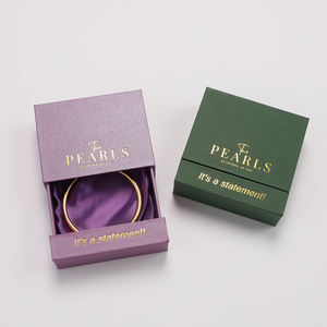 Caja de Embalaje de Joyería Cuadrada de Cartón con Logotipo Personalizado al por Mayor, con Cierre de Cordón, para Pulseras, Anillos, Pendientes, Caja de Regalo - Product Image 4