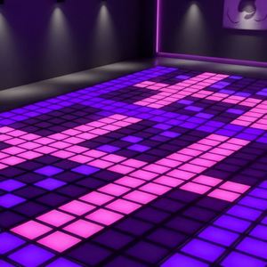Dalles LED interactives - Jeu sensible à la pression pour la maternelle, la garderie, les parcs d'aventure, intérieur/extérieur, haute capacité, public - Product Image 2