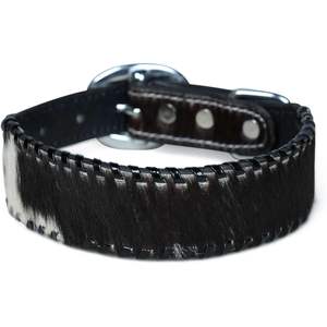 Collier pour chien en cuir de vache véritable fait main, confortable et durable, pour chiens de taille moyenne - Product Image 1