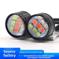 Feux de jour Eagle Eyes DC 12V, nouveaux feux de signalisation 5630 3SMD pour moto, feux LED pour moto