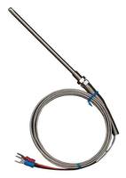 Sonde de température thermocouple en acier inoxydable de Type T-100 K 2m longueur de fil capteur de tige de précision outil de mesure et de jaugeage