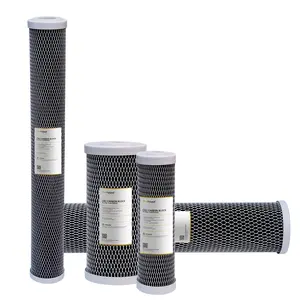 Water Filter 10 Inch Sintered Activated Carbon Filter Element For Reverse Osmosis