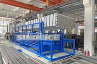 Machine à glace industrielle 25 tonnes/24h, facile à utiliser, pour la conservation aquatique