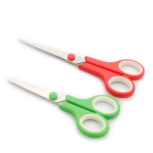 2021 New Model School Student Office Stationery Scissors Round Head Safe Scissors with Comfortable Feel