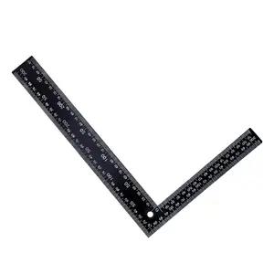 Règle d'angle double face en métal MCZ-06 200*300mm, règle droite, règle carrée en forme de L transparente - Product Image 2