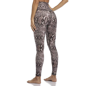 Nueva tendencia Fitness Workout Sublimado Legging Sublimación personalizada Impreso Señoras Crossover Cintura Yoga Medias - Product Image 6