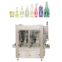Machine d'étiquetage de bouchage de remplissage de bouteilles à piston linéaire automatique à grande vitesse