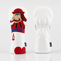 Housse de tête de club de golf en peluche motif animal mignon pour driver, housses de clubs de golf, logo personnalisé, accessoires de golf en gros