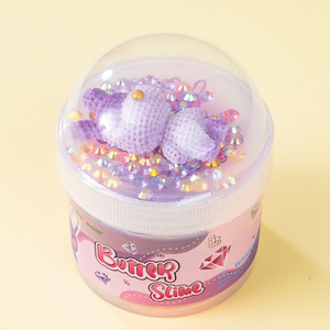 Venta al por mayor Craft Pack Butter Slime 2 Color Colorful <span class=keywords><strong>Magic</strong></span> Changing 75g Slime con Rabbit Dot Playdough para niños - Product Image 5