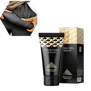 Titan Gel or tube noir crème russe pour l'agrandissement du pénis retardateur Intim Gel aide les hommes à faire pousser leur pénis efficacement Vente en gros