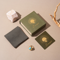 Boîte cadeau de luxe LionwrapacK pour bijoux, emballage magnétique personnalisé avec insert en mousse et logo en feuille d'or pour l'emballage des bagues