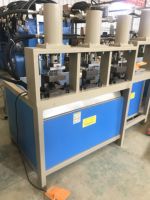 Machine à poinçonner, à éplucher et à découper les tubes carrés en acier inoxydable multifonctionnelle hydraulique Junyou, vente chaude