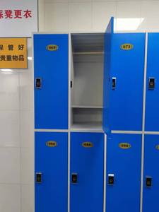 2 cửa ra vào mỗi cột 3 đến 5 cột một đơn vị với quần áo Rod và kệ Divider PVC & ABS nhựa Locker cho phòng tập thể dục - Product Image 3