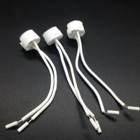 HoneyFly G5.3/GU5.3 support de douille de lampe 250V 2A connecteur de convertisseur fil de Silicone Base d'ampoule halogène convient pour G4 G5.3 G6.35
