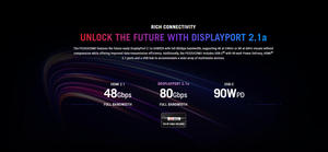 จอเกมมิ่ง A.S.U.S ROG Swift OLED PG32UCDM3 ขนาด 31.5 นิ้ว 4K (3840 x 2160) แผงหน้าจอ Tandem QD-OLED 240 Hz - Product Image 6