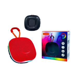 Prix bon marché Mini haut-parleurs portables sans fil LED lumière colorée avec lanière - Product Image 4