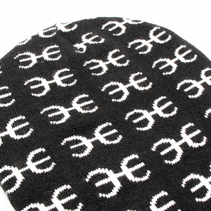 Jacquard Full Face Knit Cover passamontagna monoforo Logo personalizzato cappuccio maschera maschera da sci firmata in maglia acrilica - Product Image 3