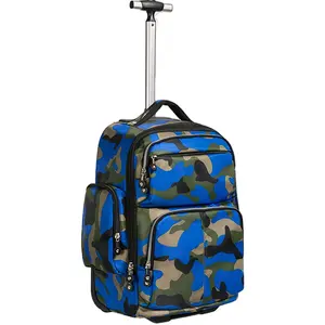 20 Zoll Big Storage Multifunktion bücher Laptop tasche für Männer und Frauen Travel Wheeled Rolling Backpack Gepäck