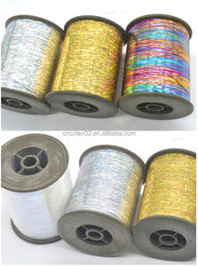 Neuankömmling 150g Rainbow Sparkle Metallic Garn faden <span class=keywords><strong>M</strong></span> DIY hand gefertigte Weihnachts wolle Projekte 0,2mm 0,25mm 0,5mm 1mm Größen - Product Image 4