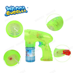 Hot Selling Electric LED Light Up Bubble Guns With Sound Summer <strong>Toy</strong> For Kid Play - Product Image 2
