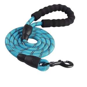 Tali anjing nilon tahan lama dengan tali reflektif <span class=keywords><strong>Harness</strong></span> anjing besar dan sedang dan kerah berjalan bermotif timah bulat - Product Image 3