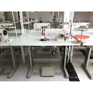 Cheap Price Industrial Flat <b>Lock</b> Bed Sewing Machine Manual High-Speed Triple Needle <b>Lock</b> Stitch Motor Iron/Metal/ABS - Product Image 1