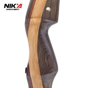 Arco Recurvo de Caza Personalizado, Arco de Tiro con Arco Desmontable de Fibra de Vidrio con Cuerpo de Madera en Venta - Product Image 4