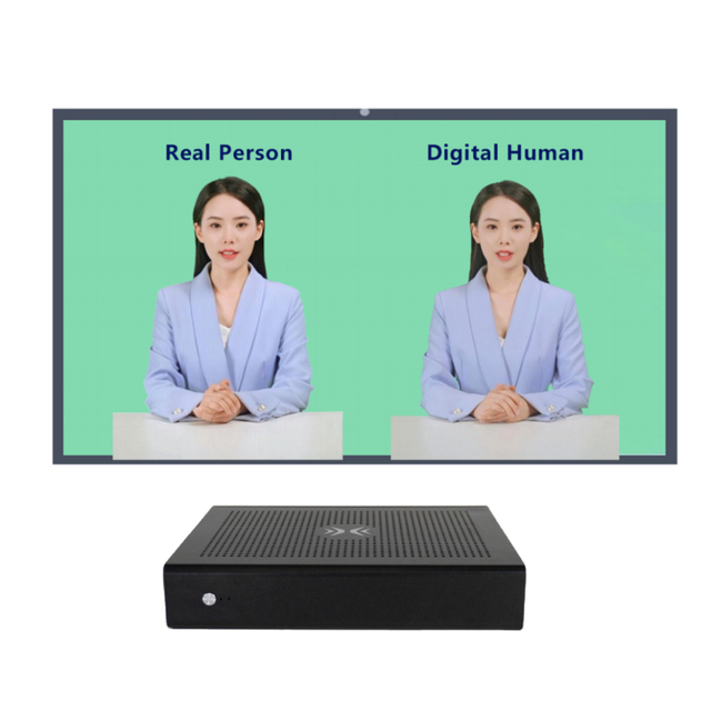 Hiseeview Customized Image AI Avatar Live Stream Kit AI Anchor All-in-one Machine 4K Lightweight Portable Windows for Live