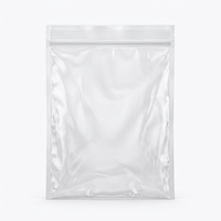 Sac à fermeture éclair en CPE givré avec logo personnalisé, emballage en plastique mat au toucher doux pour smartphone, vêtements