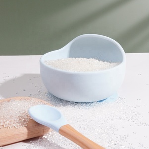 ชุดจานชามซิลิโคนซิลิโคนสำหรับรับประทานอาหารเด็กทรงกลมน่ารักพิมพ์ลายแบบกำหนดเองมีฝาปิดสำหรับเด็ก - Product Image 6