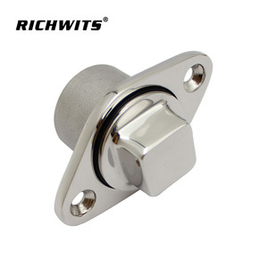 RICHWITS Diamond-Shaped 316 Stainless Steel Water Plugs <b>Marine</b> <b>Hardware</b> for Boat & Yacht Stern Outlet Drain Plugs - Product Image 5