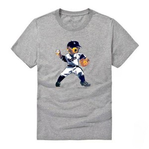 Camiseta de algodón personalizada con diseño de osito para <span class=keywords><strong>mujer</strong></span>, impresión por transferencia térmica de vinilo de oso de peluche en máquina de prensa térmica. - Product Image 6