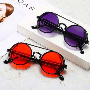 Gafas de Sol Redondas Steampunk Góticas Punk Retro de Moda para Hombre y Mujer - Product Image 1