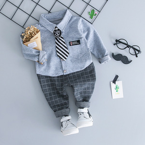 Pantalon en coton pour enfants, style combinaison spatiale, pour garçons, collection printemps, décontracté, portable, T-shirts numériques - Product Image 2