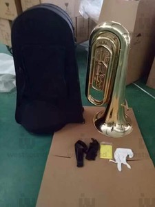 Euphonium à 3+1 clés verticales, basse <span class=keywords><strong>tuba</strong></span> en Si bémol, instrument en cuivre, prix de <span class=keywords><strong>gros</strong></span>/OEM/usine, pour étudiants et professionnels - Product Image 5