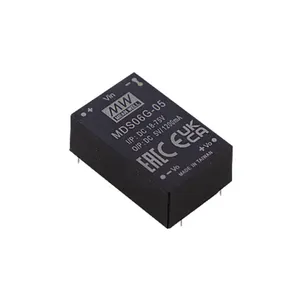 Mean Well DCDC Converter MDS06 6W DIP Package 5V -5V 12V -12V 15V -15V DC Medical Grade Regulated Switching Power Supply