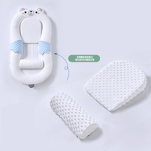 Ensemble cadeau <span class=keywords><strong>lit</strong></span>-nid pour bébé avec moustiquaire, coussin <span class=keywords><strong>de</strong></span> couchage et d'allaitement, tapis pliable et transat portable pour nouveau-né - Product Image 3