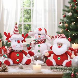 Muñeco de Peluche de Santa Claus Hecho a Mano, Ecológico, Pequeño, de Dibujos Animados, Decoración Navideña, Figura y Juguete para la Habitación de los Niños - Product Image 4
