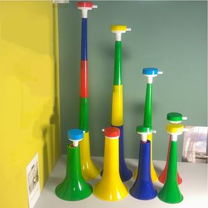 Corneta de Animación Extensible de 1 a 4 Secciones, Juguete de Plástico para Soplar, Accesorio para Animar en Eventos Deportivos - Product Image 2